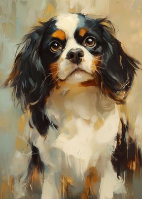 King Charles Spaniel cute