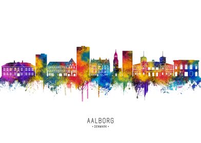 Aalborg Denmark Skyline