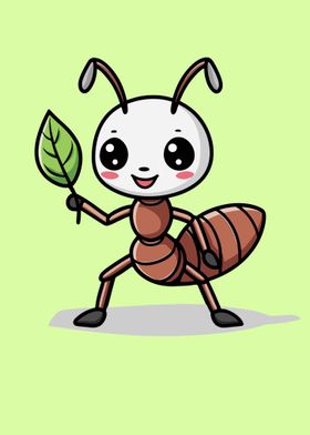 Cute Cartoon Ant  