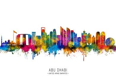 Abu Dhabi UAE Skyline