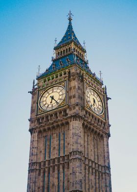 Big Ben London sky