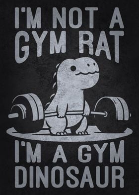 Gym Dinosaur Funny Workout