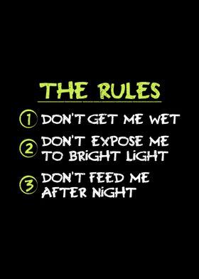 My three Rules  