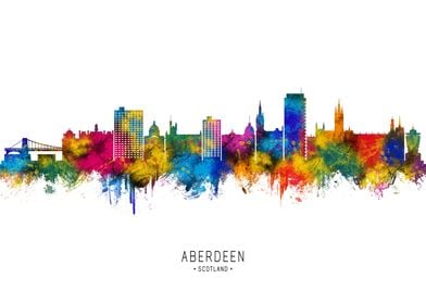 Aberdeen Scotland Skyline