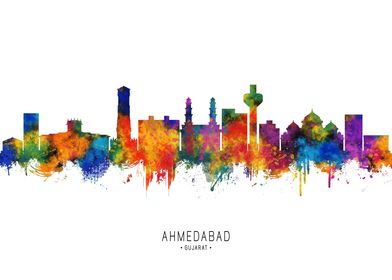 Ahmedabad India Skyline