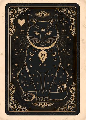 Cat Playing Card