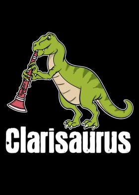 Dinosaur Clarinet Player