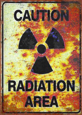 caution radiation area