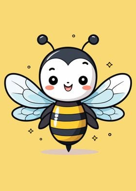  Cute Cartoon Bee  