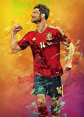 Xabi Alonso Abstract