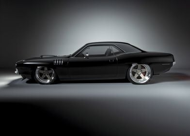 Custom Plymouth Cuda 1971