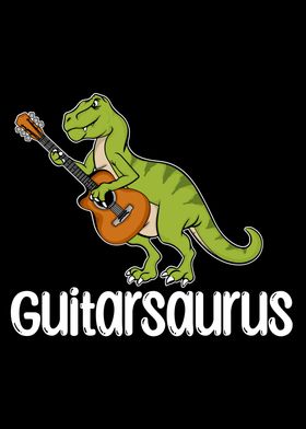 Dinosaur Guitar Player