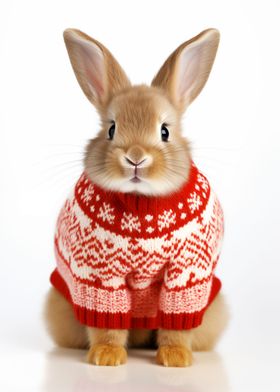 xmas rabbit