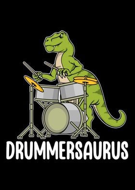 Drummer Dinosaur Gift