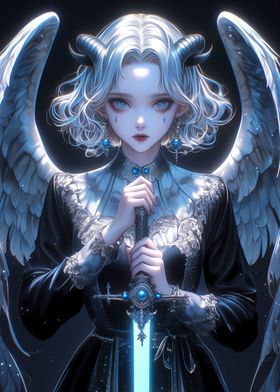 Gothic Angel with Sword