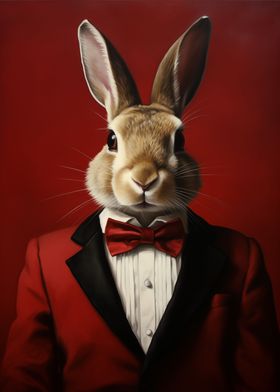 Rabbit in a Tuxedo