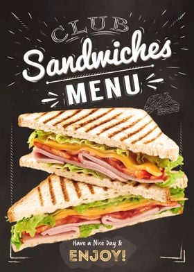 Club Sandwiches Ham