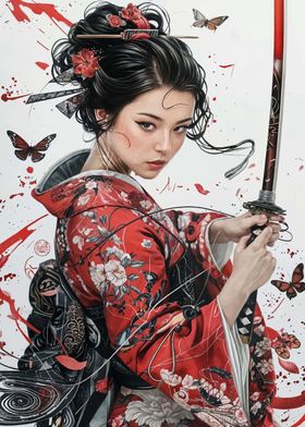 Geisha Samurai Japan