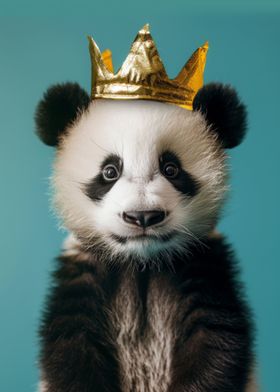 Cute Panda King