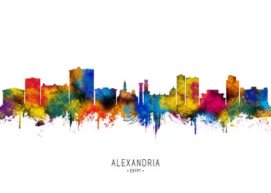 Alexandria Egypt Skyline