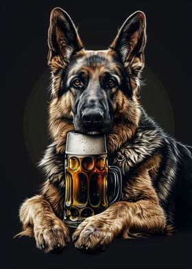 German Shepherd Beer