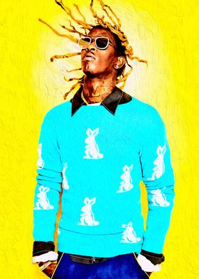 Young Thug painting