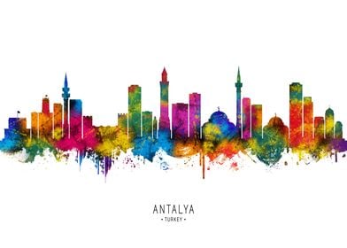 Antalya Turkey Skyline