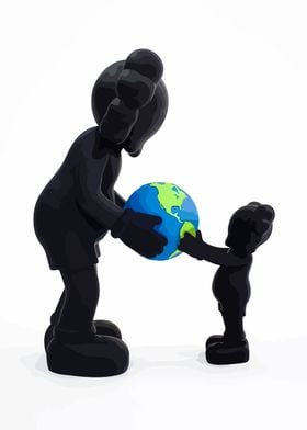 Kaws Globe