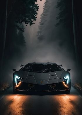 Silhoutte Lamborghini