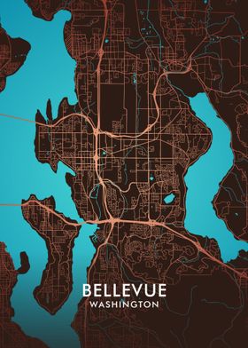 Bellevue City Map