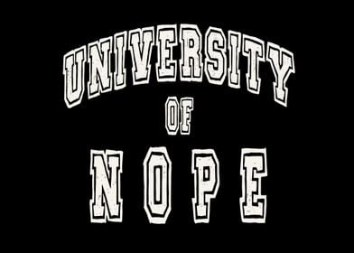 University of nope