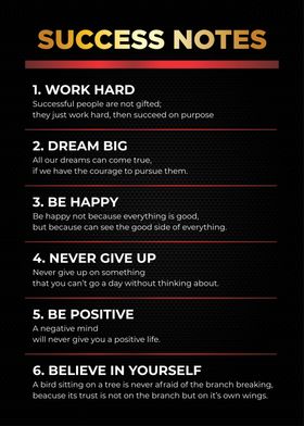 success notes