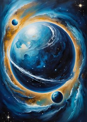 Ocean Planet Oil Painting