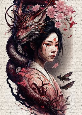 Geisha dragon