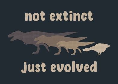 Not Extinct Just Evolved