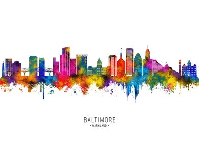 Baltimore Maryland skyline