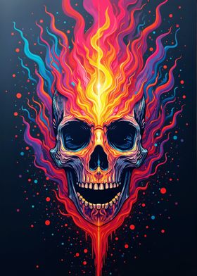 Mysterious Glowing Skull