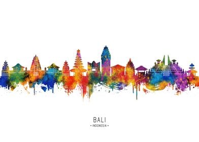 Bali Indonesia Skyline