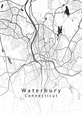 Waterbury Connecticut Map