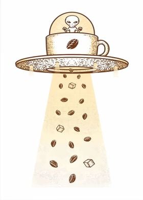 alien coffee ufo