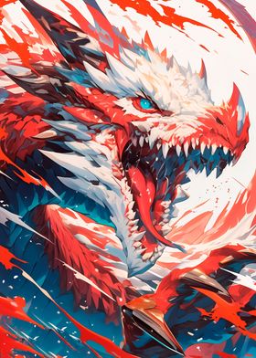 Angry Anime Dragon