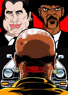 Minimalist pulp fiction 