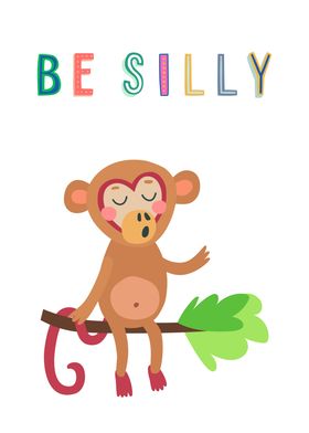 Be Silly Monkey Kids Room