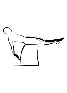 Seated flat back pilates