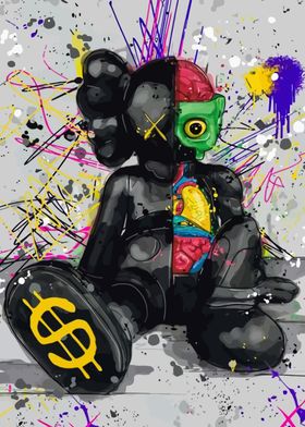 Kaws Watercolor