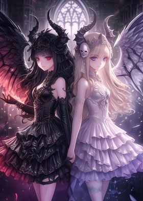 Dark and Light Angels