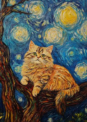 van gogh cat