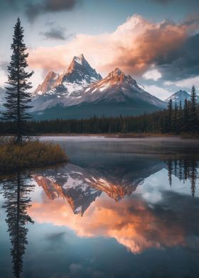 Reflection in Rockies