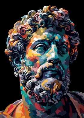 abstract marcus aurelius