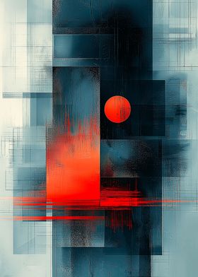 Abstract Geometric Artwork